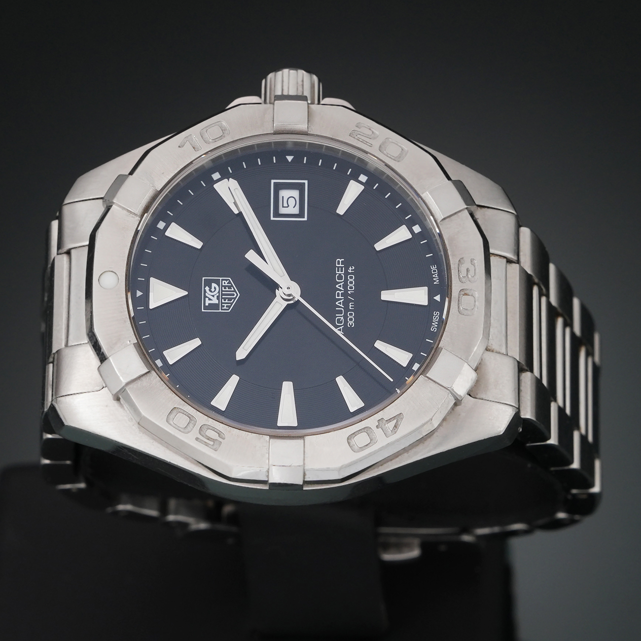 TAG HEUER(USED)태그호이어 WAY1110 아쿠아레이서 쿼츠 41M